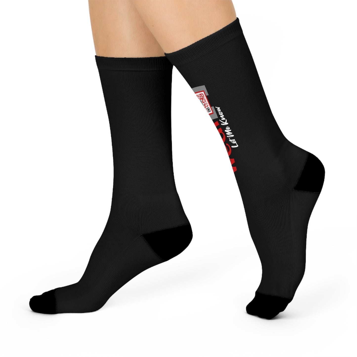 WearIT LMK™ Original Cushioned Crew Socks (Unisex - Black)