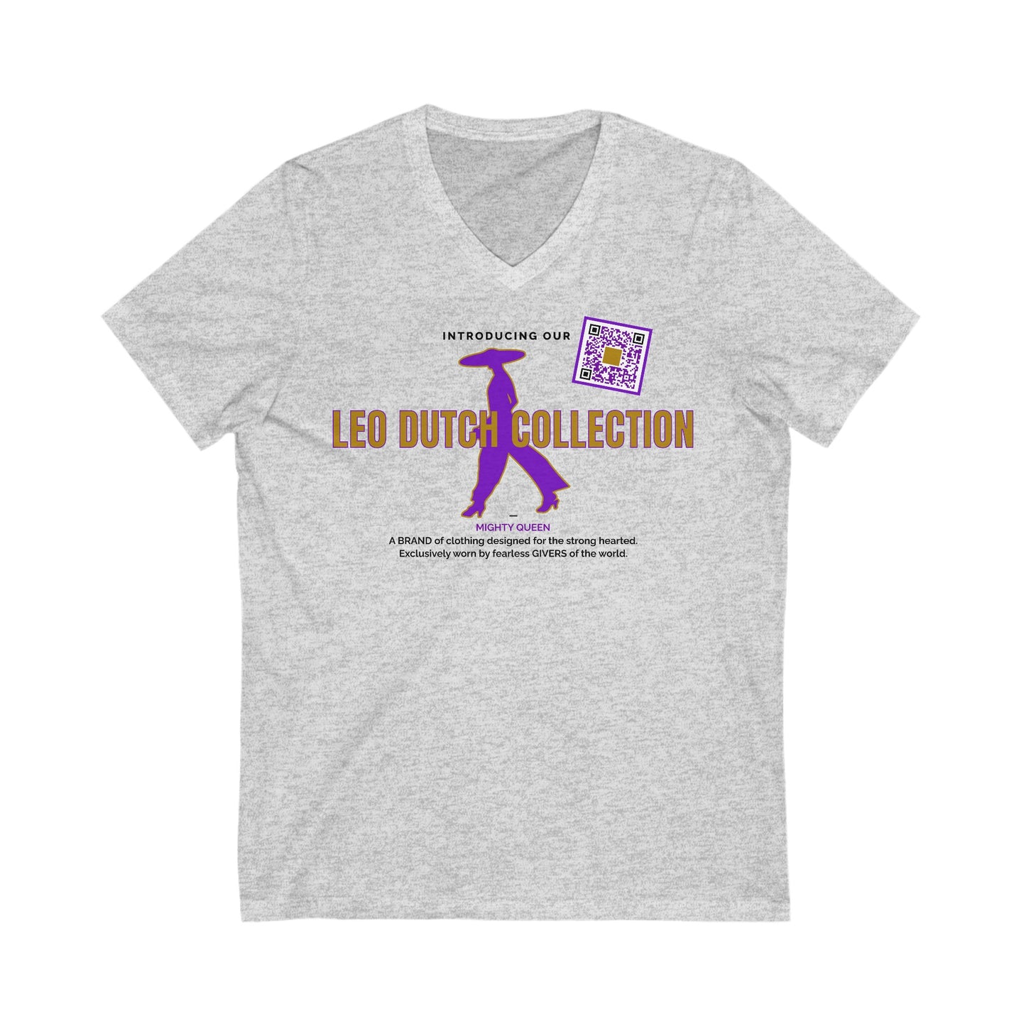 Leo Dutch Collection Spin-Off Original Short Sleeve V-Neck Tee (Unisex)