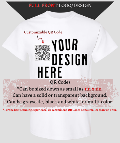 Innovate your footprints. Add a QR Code to your design. Don't have a Design? Let us create one for your Business, Graduation, Birthday, Family Reunion, Anniversary, or any special moments you want to have a long lasting digital impression of.