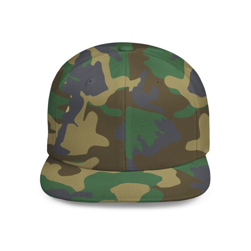 Flat Bill Snapback Cap - Image 7